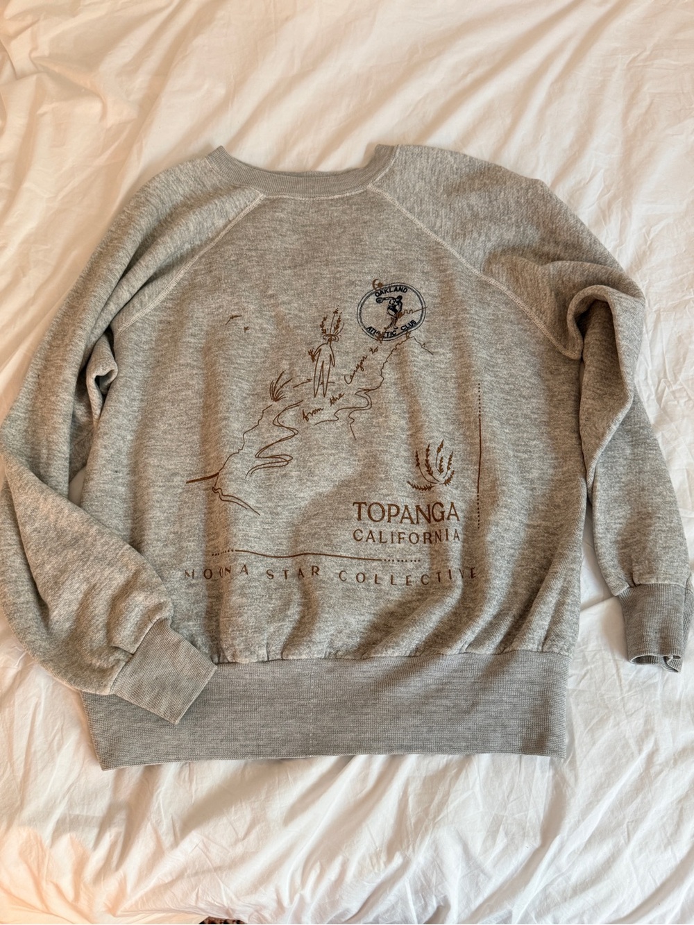 Vintage Topanga California Grey Crewneck Sweatshirt